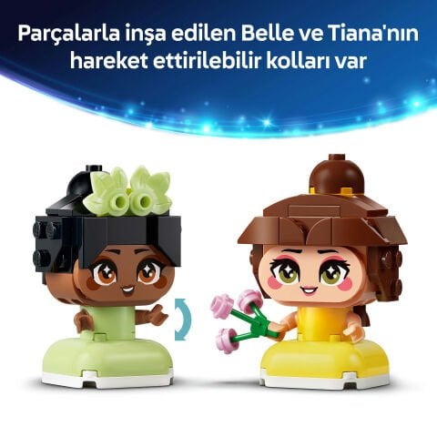 LEGO® ǀ Disney Princess Şato ile Mini Belle ve Tiana 43291