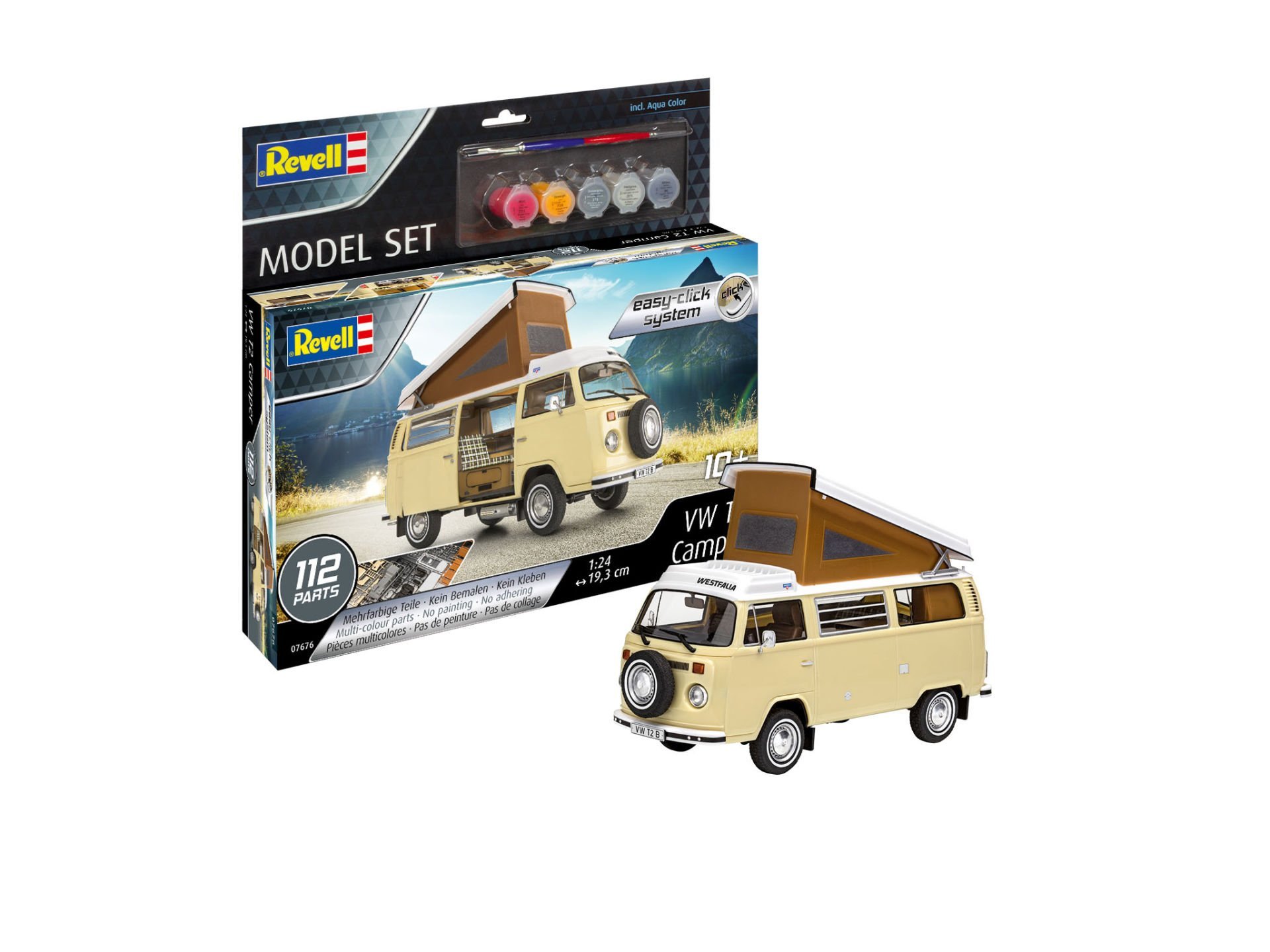 Revell Model Set Volkswagen T2 Camper (easy-click)