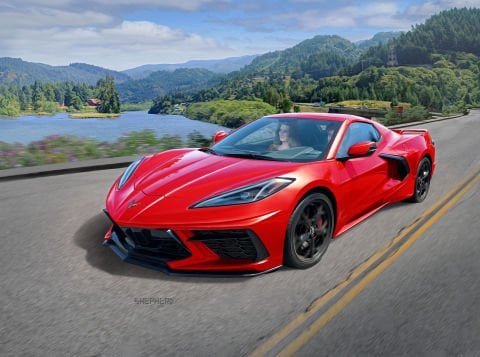 Model Set Corvette C8 Coupé