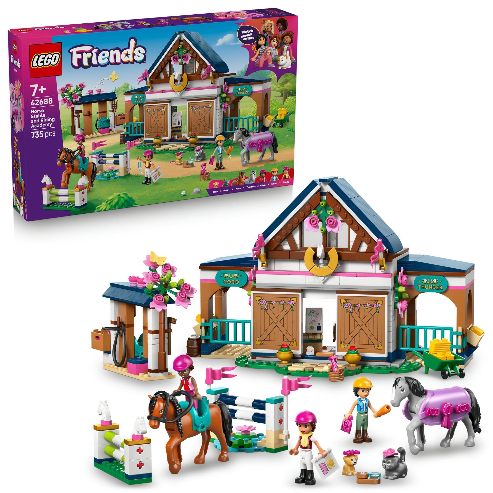 LEGO® Friends At Ahırı ve Binicilik Akademisi 42688