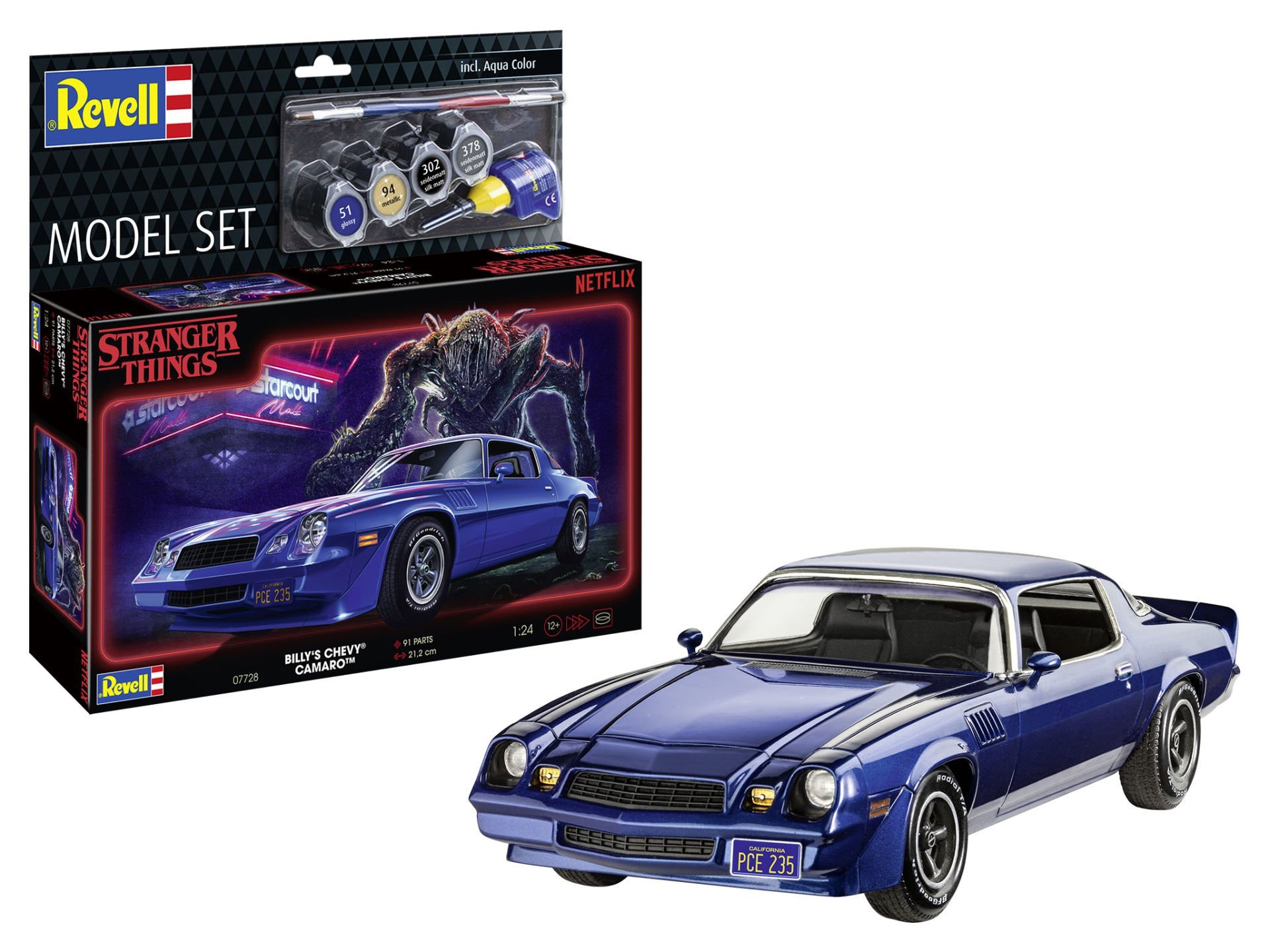Revell Model Set Chevy Camaro Z/28: Stranger Things