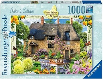1000 Parça Puzzle Kır Evi No:14