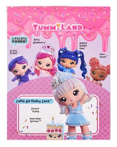 Yummiland Büyük Callie Birthday Cake Bebeği ve Dudak Parlatıcısı