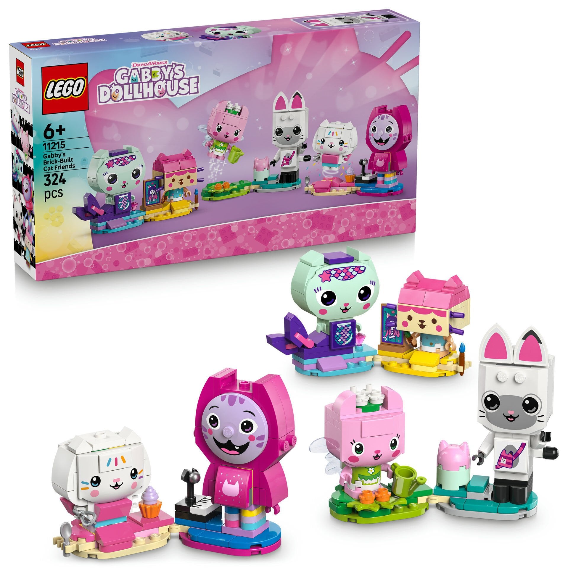 LEGO® Gabby’s Dollhouse Gabby’nin Kedi Arkadaşları 11215