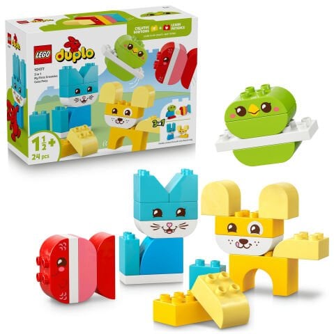 LEGO® DUPLO® İlk 3'ü 1 Arada Yaratıcı Sevimli Hayvanlar 10477