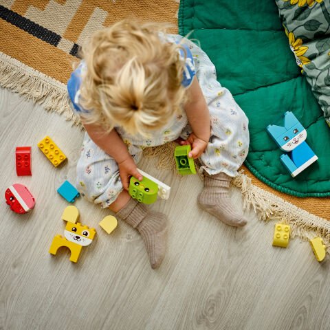 LEGO® DUPLO® İlk 3'ü 1 Arada Yaratıcı Sevimli Hayvanlar 10477