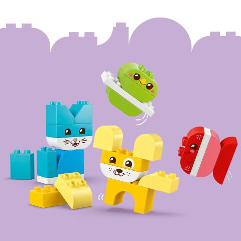 LEGO® DUPLO® İlk 3'ü 1 Arada Yaratıcı Sevimli Hayvanlar 10477