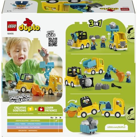 LEGO® DUPLO® Kasabası 3'ü 1 Arada İnşaat Araçları 10475
