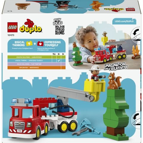 LEGO® DUPLO® Kasabası Hortumlu İtfaiye Aracı ve İtfaiyeci 10473