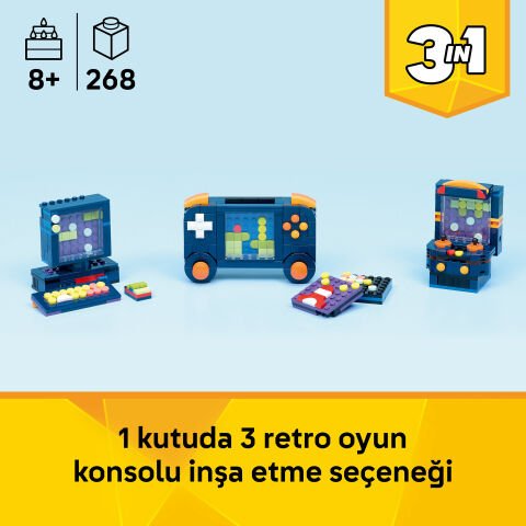 LEGO® Creator 3’ü 1 Arada Retro Oyun Konsolu 31380