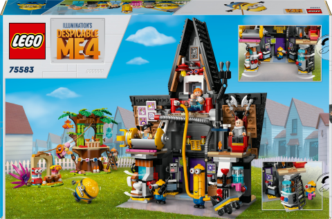 LEGO® Despicable Me 4 Minyonlar ve Gru'nun Aile Köşkü 75583