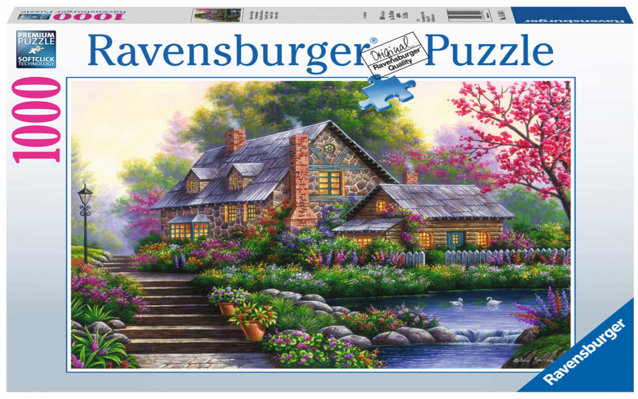 Ravensburger 1000 Parçalı Puzzle Romantic Cottage