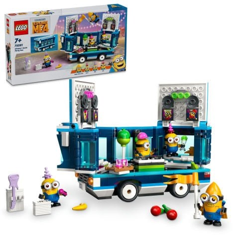 LEGO® Despicable Me 4 Minyonların Müzikli Parti Otobüsü 75581