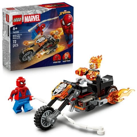 LEGO® ǀ Marvel Örümcek Adam vs. Ghost Rider Motosikleti 76335