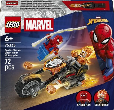 LEGO® ǀ Marvel Örümcek Adam vs. Ghost Rider Motosikleti 76335