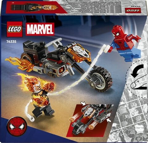 LEGO® ǀ Marvel Örümcek Adam vs. Ghost Rider Motosikleti 76335