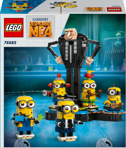 LEGO® Despicable Me 4 Yapım Parçalarından Gru ve Minyonlar Seti 75582