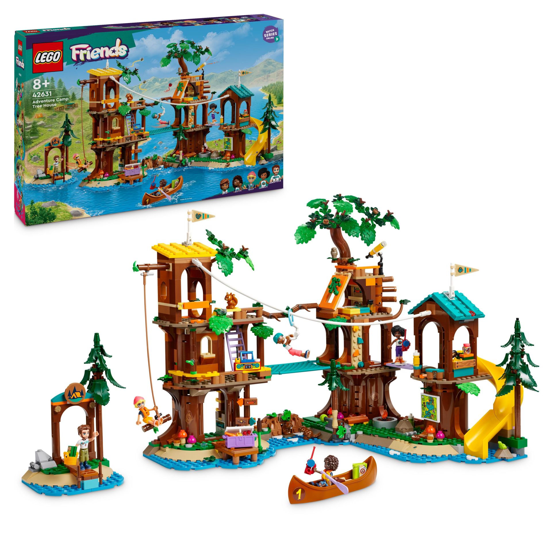 LEGO® Friends Macera Kampı Ağaç Ev Oyun Seti 42631